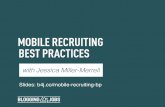 Mobile Recruiting Best Practices