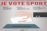 Magazine Je Vote Sport