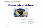 Profielwerkstuk “Sportdrankjes”