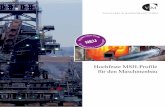 Hochfeste MSH-Profile für den Maschinenbau