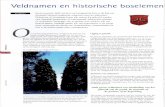 Veldnamen en historische boselementen op Landgoed Heerlijkheid ...