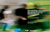 Disability Studies en aanverwante initiatieven in Nederland.