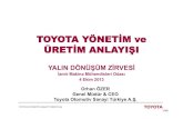 TOYOTA YÖNETİM ve ÜRETİM ANLAYIŞI “Toyota Way & TPS”