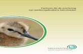 Factoren die de overleving van weidevogelkuikens beïnvloeden