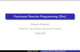 Functional Reactive Programming (Elm)