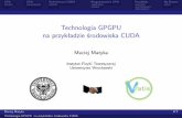 Technologia GPGPU na przykładzie środowiska CUDA