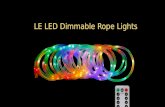 LE Fairy lights for garden patio party christmas thanksgiving outdoor decoration rgb