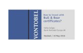 Vontobel webinaari osa 1 - Bull & Bear -sertifikaatit