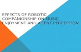 Effects of robotic companionship on music enjoyment