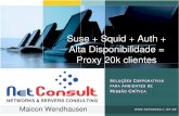 Squid + Suse + Autenticação e alta disponibilidade = proxy 20k clientes