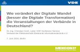 Wie verändert der Digitale Wandel (besser die Digitale Transformation) die Veranstaltungen der Verbände in Deutschland?