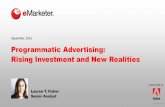 eMarketer Webinar: Programmatic Advertising—Rising Investment and New Realities