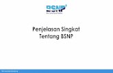 Penjelasan Singkat BSNP - BSNP Overview