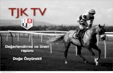 TJK TV Danışmanlık Raporu / TJK TV Concultancy Report