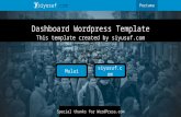 Dashboard Wordpress Powerpoint Template