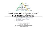Business Intelligence and Business Analytics