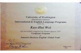 UW Certificate