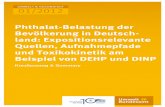 Phthalat-Belastung der Bevölkerung in Deutschland ...
