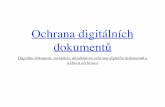 Ochrana digitálních dokumentů