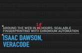 [CB16] 80時間でWebを一周:クロムミウムオートメーションによるスケーラブルなフィンガープリント by Isaac Dawson