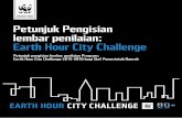 Petunjuk Pengisian lembar penilaian: Earth Hour City Challenge