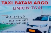 Taxi Batam Argo, 0813-6495-4427 (Telkomsel)