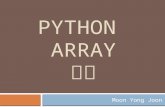 Python array.array 모듈 이해하기