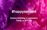 Content marketing w ecommerce w 2017 roku