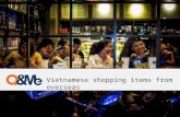 Vietnamese overseas shopping