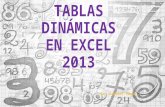 Tablas dinámicas en Excel 2013