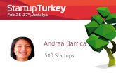 Startup Turkey 2016 - Andrea Barrica