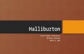 BU2799T Halliburton PowerPoint Presentation 03 06 16 Capstone