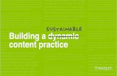 Building a Sustainable Content Strategy