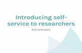 Introducing self-service to research (Devopsdays Ghent 2016)