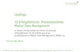 8. Ausgabe: 10 Erfolgsfaktoren für Prozessbasiertes Master Data Management (MDM)