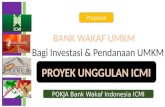 BANK WAKAF UMKM Bagi Investasi & Pendanaan UMKM