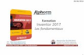 Alphorm.com Support de la Formation  Inventor 2017 les fondamentaux