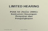 LIMITED HEARING