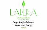 Ladera Google Analytics Setup and Measurement Strategy