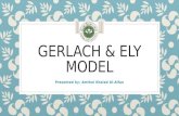 نماذج التصميم التعليمي -  GERLACH & ELY instructional design model
