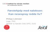 Førstehjelp med nalokson: kan nesespray redde liv? Philipp Lobmaier