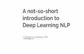 Deeplearning NLP