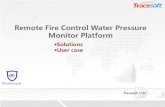 Remote Fire Control Water Pressure Monitor System