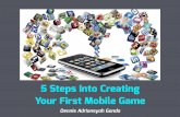 5 steps into creating your first mobile game