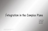 Integration in the complex plane