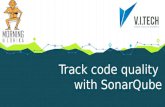 Track code quality with SonarQube