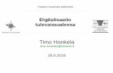 Timo Honkela: Digitalisaatio tulevaisuudessa