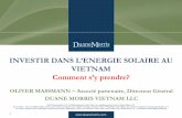 Omassmann - INVESTIR DANS L’ENERGIE SOLAIRE AU VIETNAMComment s’y prendre?