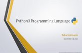 Python 3 Programming Language