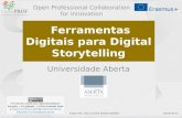 Ferramentas Digitais para  Digital storytelling